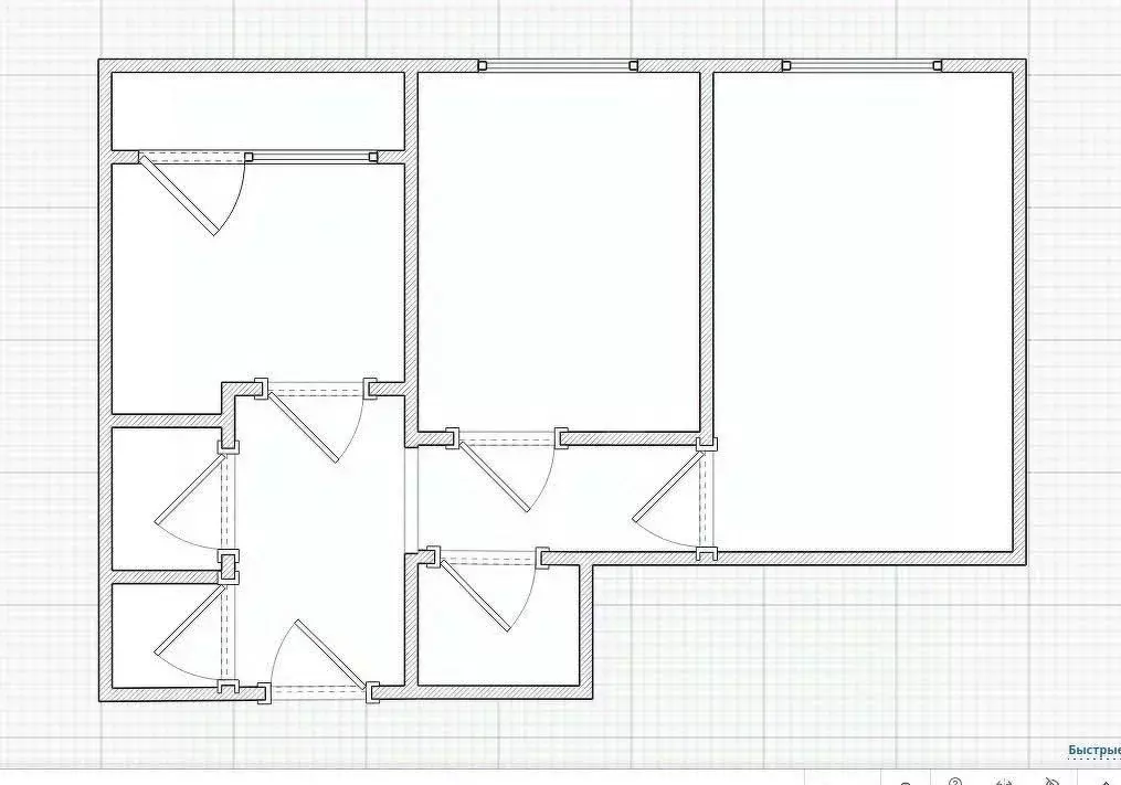 2-к кв. Костромская область, Кострома ул. Стопани, 46 (57.6 м) - Фото 1