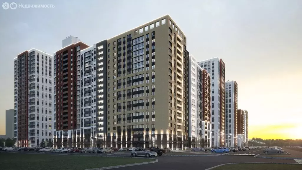 Квартира-студия: Уфа, жилой район Затон-Восточный, ЖК Паруса (31.53 м) - Фото 2