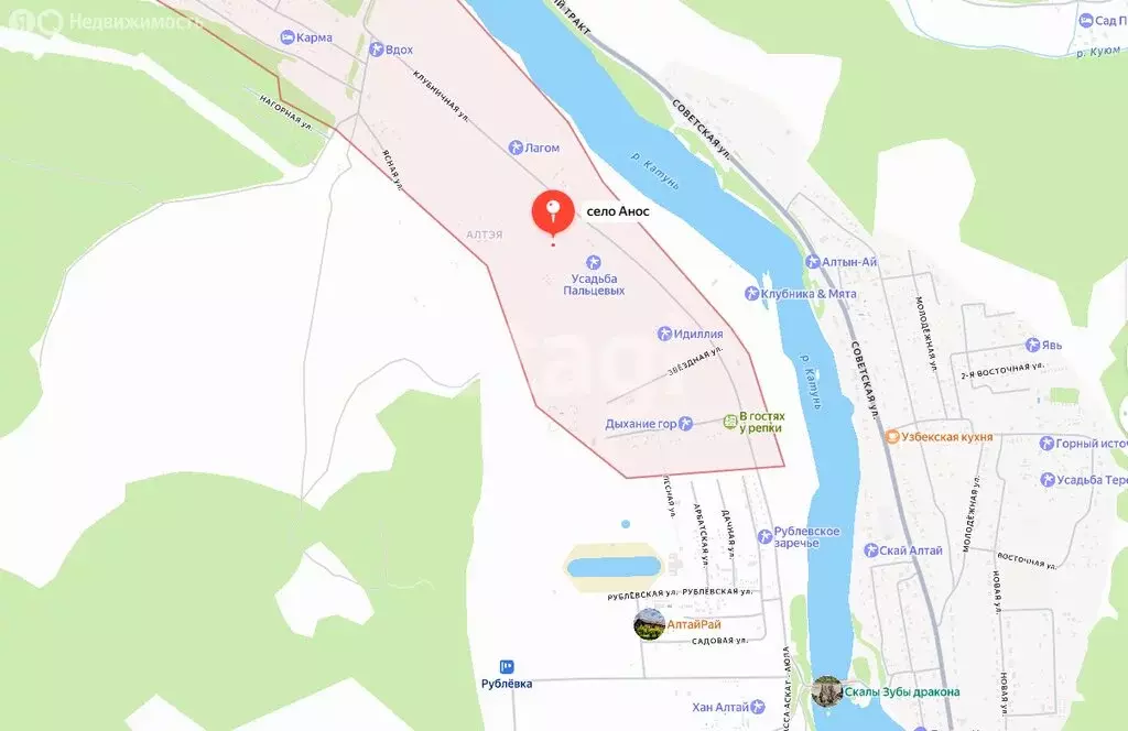 Участок в Чемальский район, село Анос (10.19 м) - Фото 2