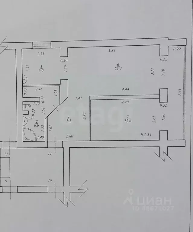 2-к кв. Сахалинская область, Южно-Сахалинск 7-й мкр, проезд ... - Фото 2