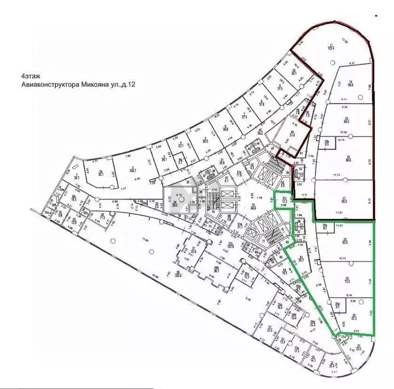Офис в Москва ул. Авиаконструктора Микояна, 12 (373 м) - Фото 2