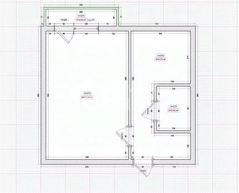 1-к кв. Омская область, Омск ул. Труда, 9а (30.0 м) - Фото 2