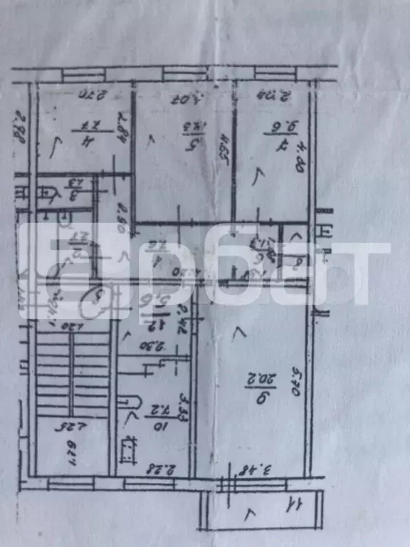 3-к. квартира, 79 м, 4/5 эт. - Фото 0