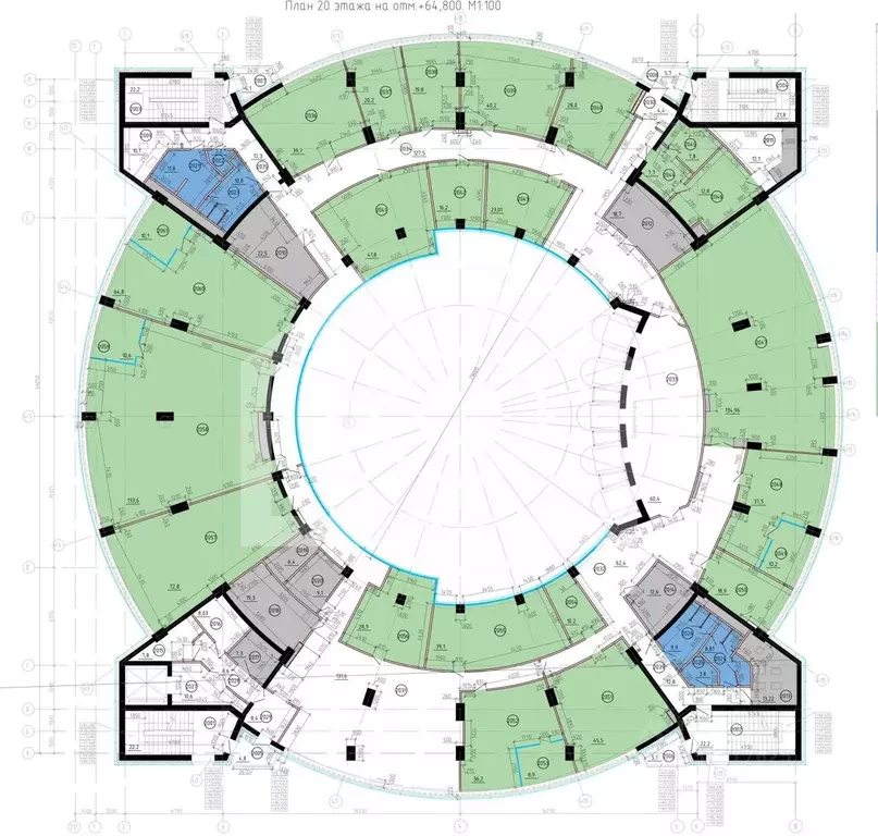 Помещение свободного назначения в Москва Тестовская ул., 10 (1719 м) - Фото 2