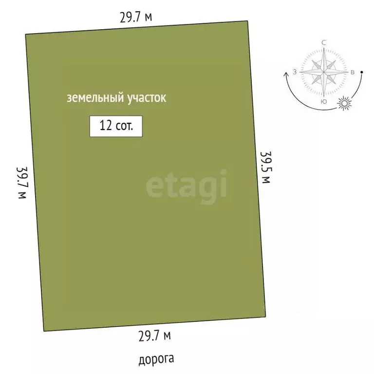 Участок в Тюменская область, Нижнетавдинский муниципальный округ, ... - Фото 2