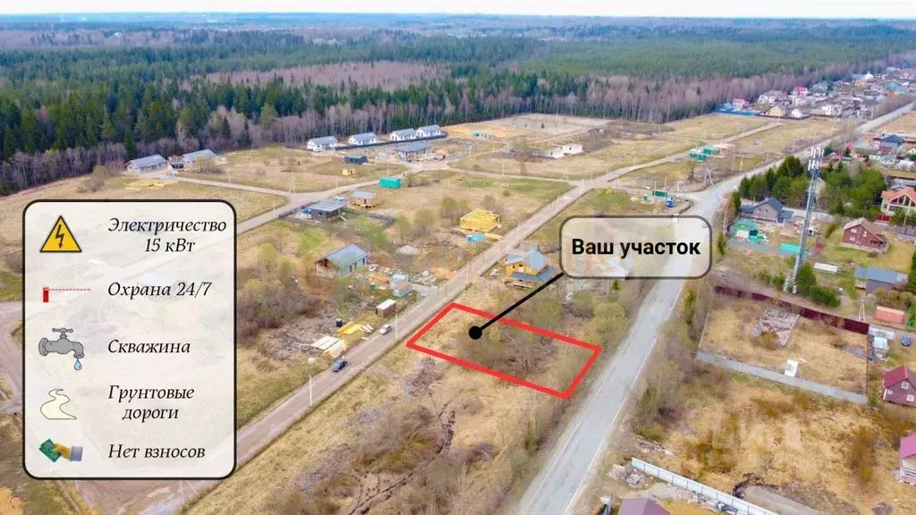Участок в Ленинградская область, Всеволожский район, Лесколовское ... - Фото 0