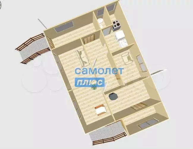 Дом 60 м на участке 6 сот. - Фото 1
