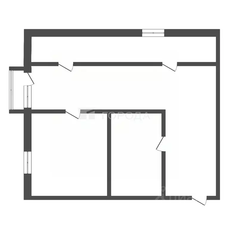 3-к кв. Кемеровская область, Новокузнецк ул. Циолковского, 63 (47.1 м) - Фото 2