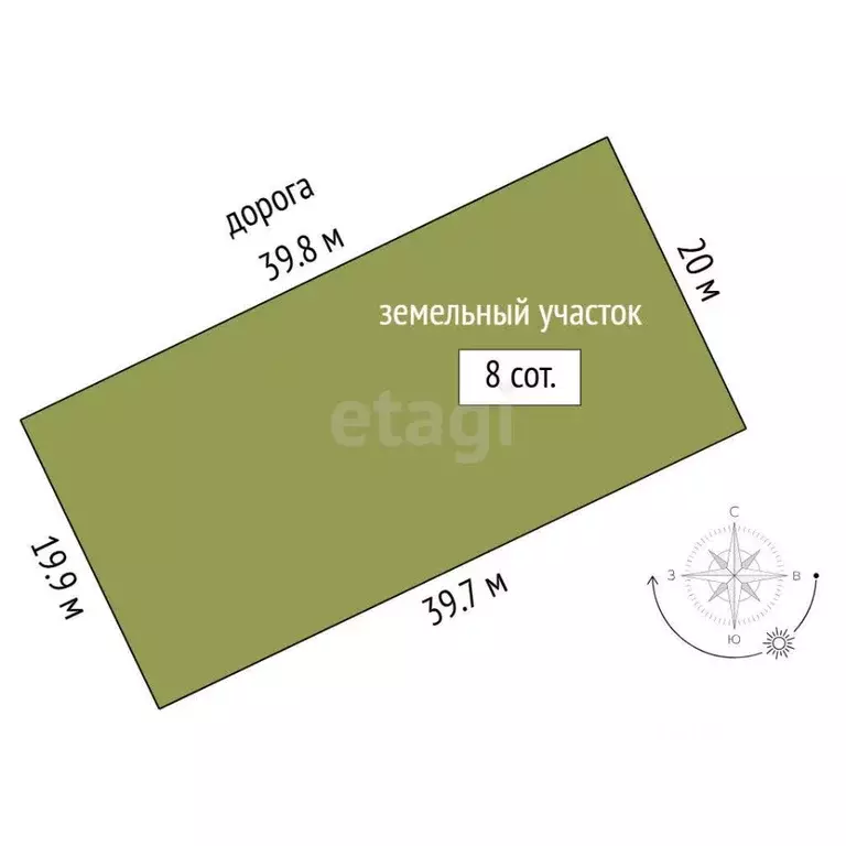 Участок в Тюменская область, Тюменский муниципальный округ, д. ... - Фото 1