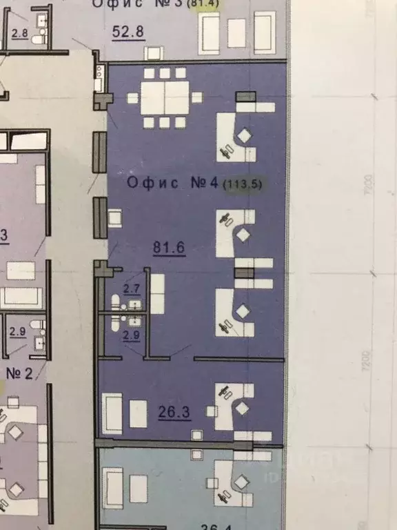 Офис в Красноярский край, Красноярск ул. Маерчака, 10 (117 м) - Фото 2