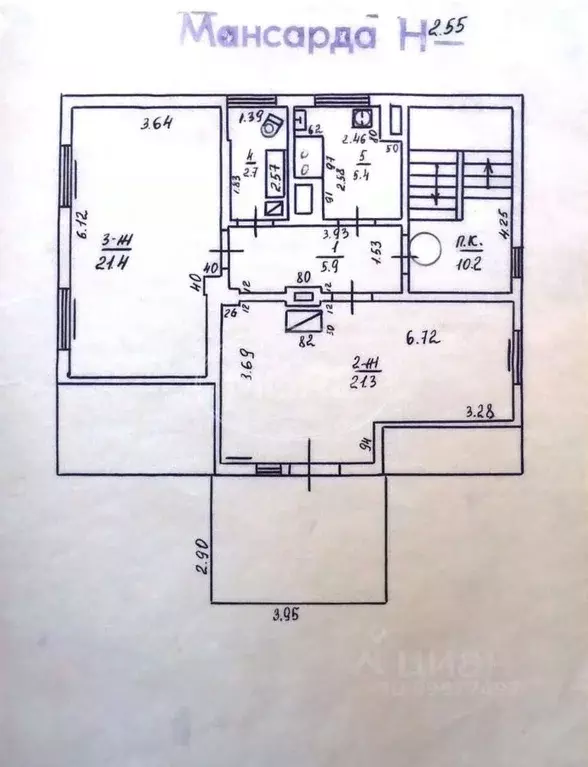 2-к кв. Калининградская область, Правдинский муниципальный округ, пос. ... - Фото 1