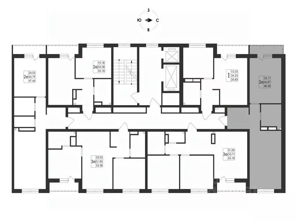 2-к кв. Воронежская область, Воронеж Первое Мая мкр, Май жилой ... - Фото 2