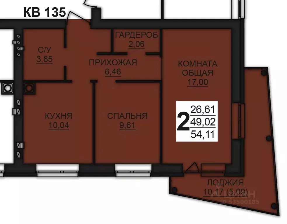 2-к кв. Ивановская область, Ивановский район, Богданихское с/пос, д. ... - Фото 1