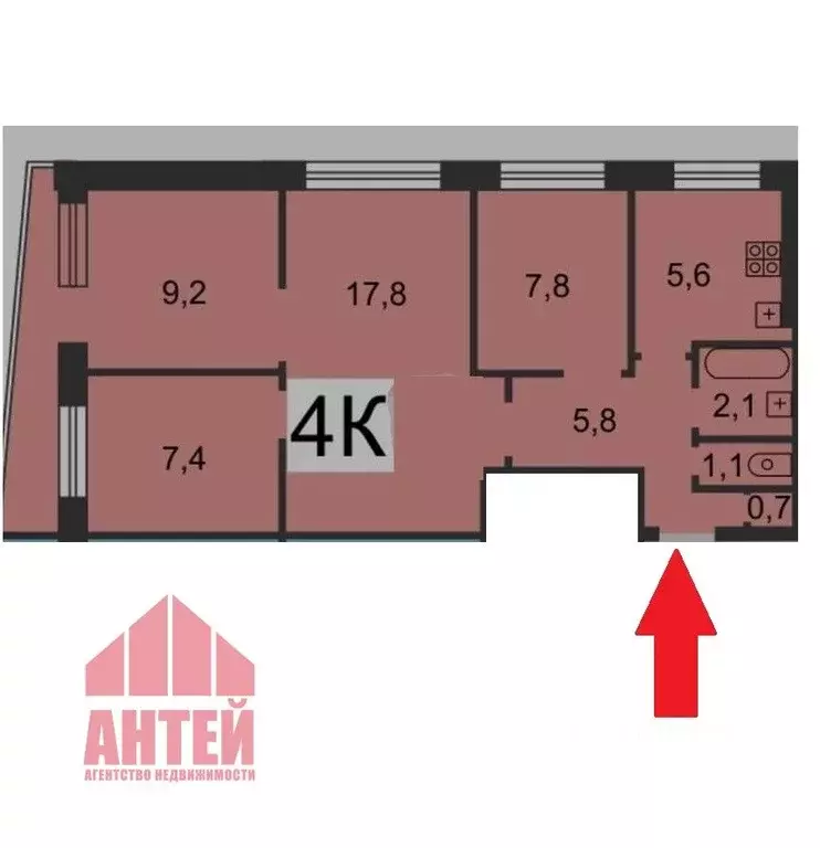 4-к кв. Нижегородская область, Нижний Новгород Фруктовая ул., 5к1 ... - Фото 1