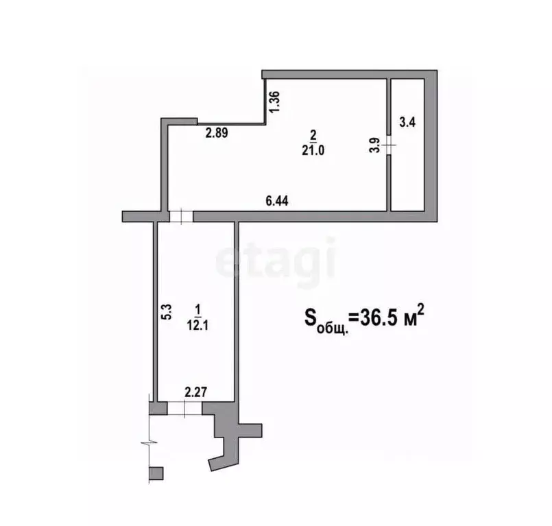Офис в Белгородская область, Белгород ул. Щорса, 45к (37 м) - Фото 2