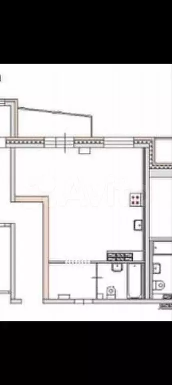 Апартаменты-студия, 34 м, 7/17 эт. - Фото 0