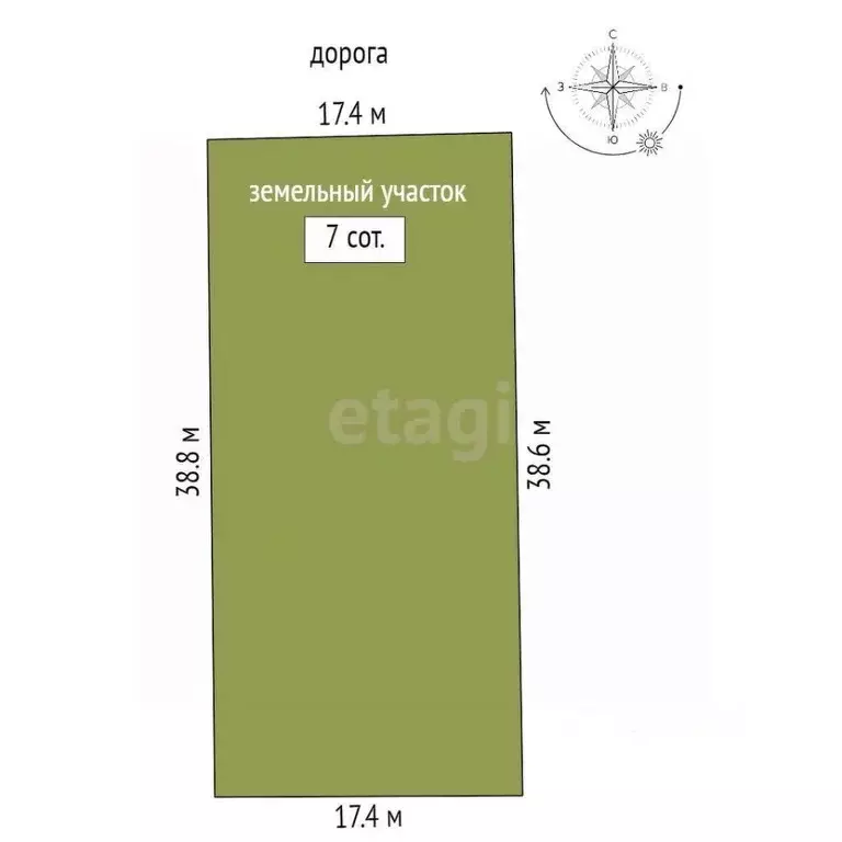 Участок в Ростовская область, Азовский район, Елизаветинское с/пос, ... - Фото 2