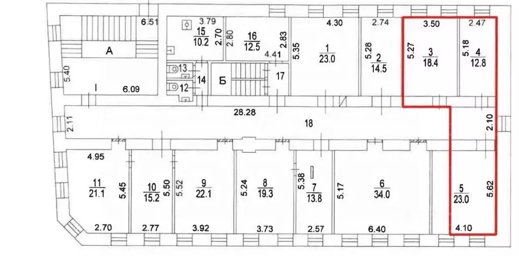 Офис в Москва 1-я Брестская ул., 66 (56 м) - Фото 2