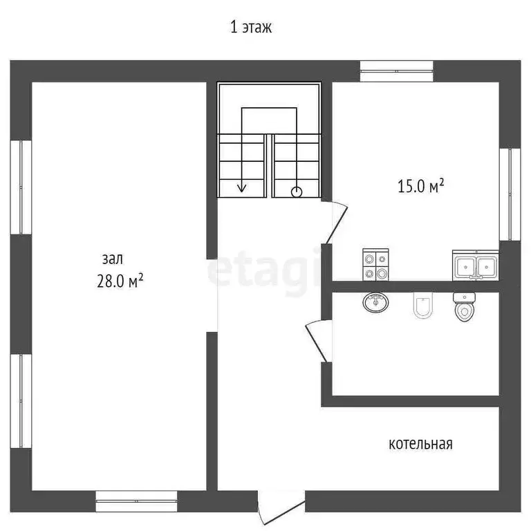 Дом в Тюменский район, деревня Паренкина, Ленинская улица (123.4 м) - Фото 1