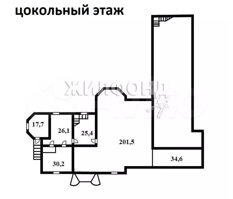 Коттедж 1213 м на участке 30 сот. - Фото 0