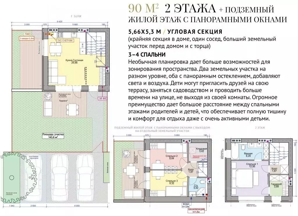 Таунхаус в Нижегородская область, Нижний Новгород Агрономическая ул. ... - Фото 1