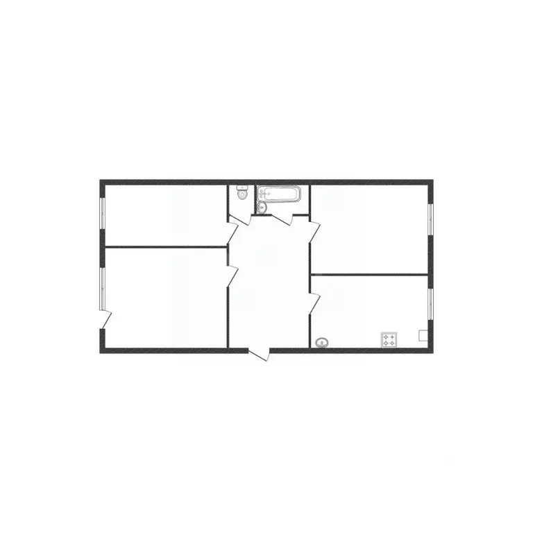 3-к кв. Смоленская область, Ярцево ул. Максима Горького, 40 (60.6 м) - Фото 1