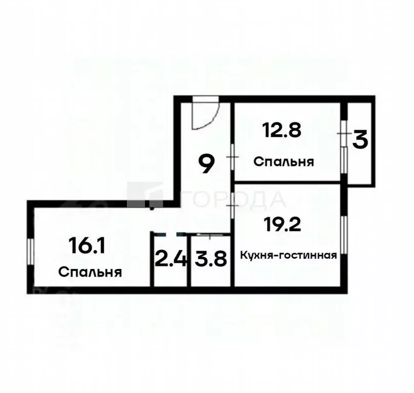 2-к кв. Новосибирская область, Новосибирск Пролетарская ул., 271/2 ... - Фото 1