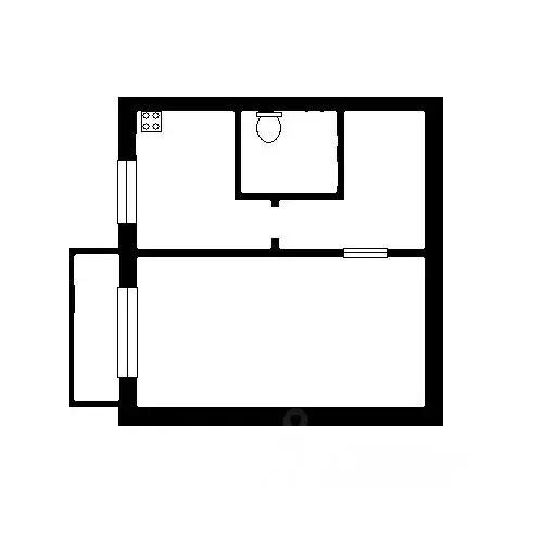 1-к кв. Челябинская область, Челябинск ул. Калинина, 23 (33.0 м) - Фото 2