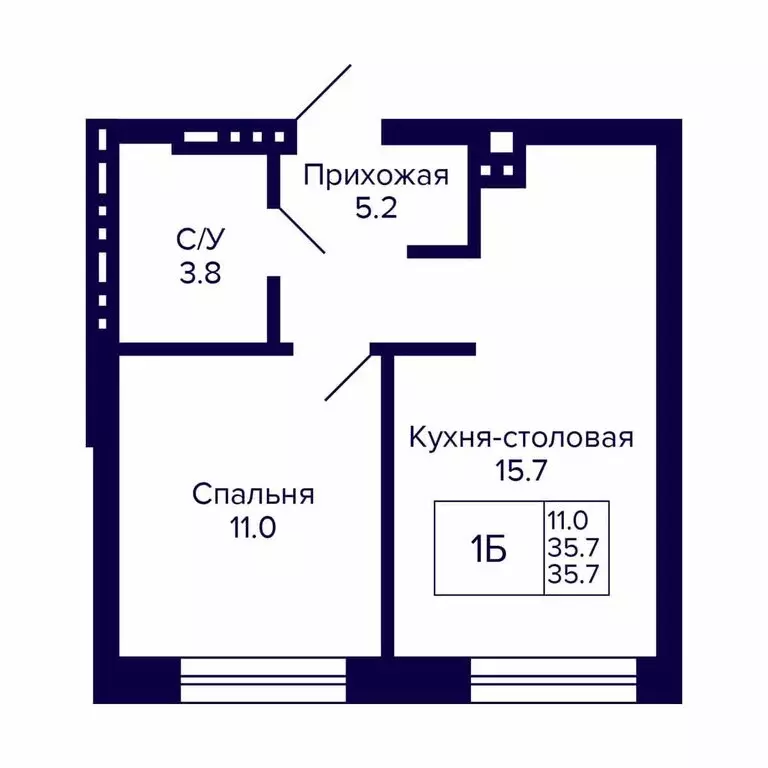 1-комнатная квартира: Новосибирск, жилой комплекс Сподвижники (35.7 м) - Фото 0