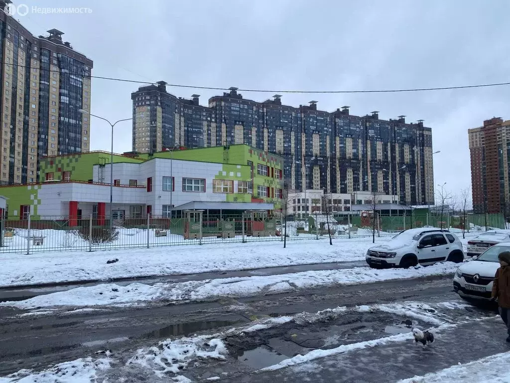 1-комнатная квартира: посёлок Парголово, улица Фёдора Абрамова, 23к1 ... - Фото 1