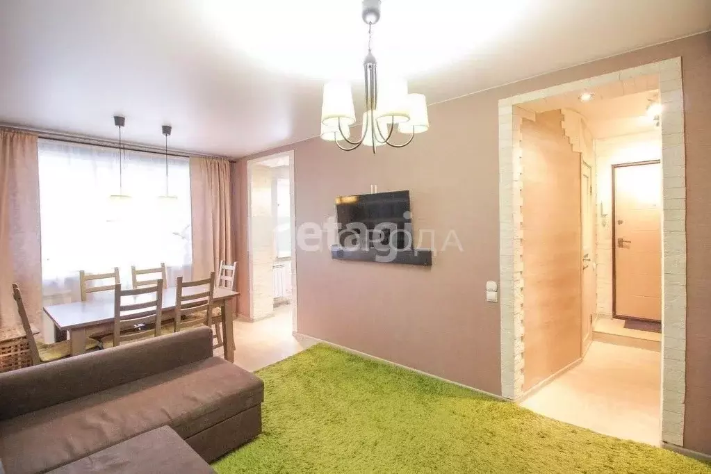 3-к кв. Алтайский край, Барнаул ул. Сизова, 26А (57.6 м) - Фото 2