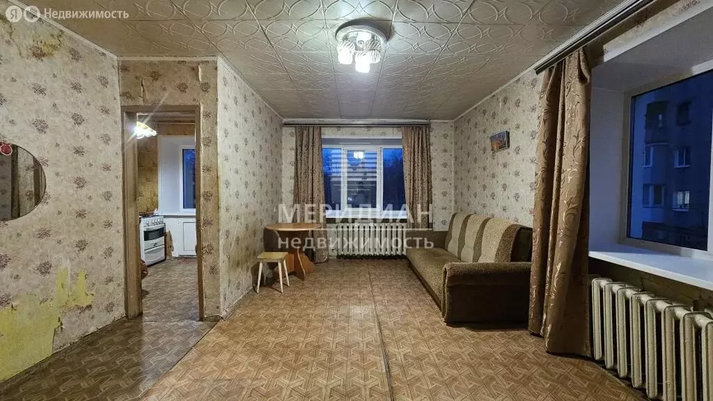 1-комнатная квартира: Бор, улица Чугунова, 3 (30.9 м) - Фото 1