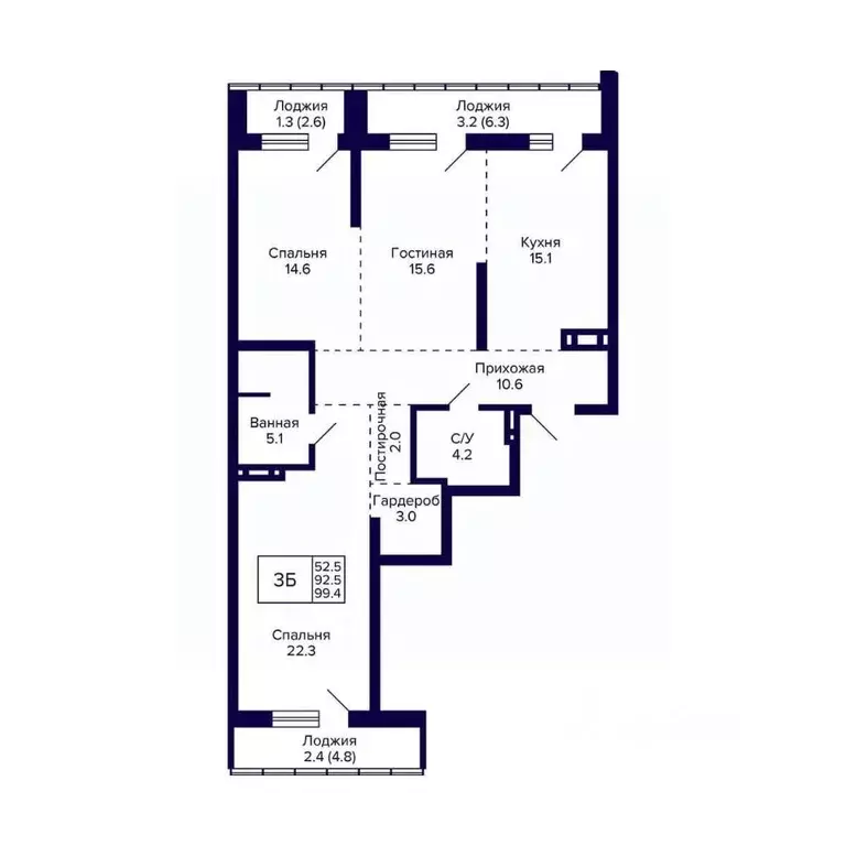 3-к кв. Новосибирская область, Новосибирск ул. Фрунзе, 220 (99.4 м) - Фото 0
