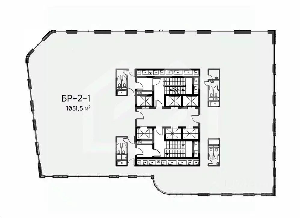 Помещение свободного назначения в Москва Холодильный пер., 3к1 (1052 ... - Фото 2