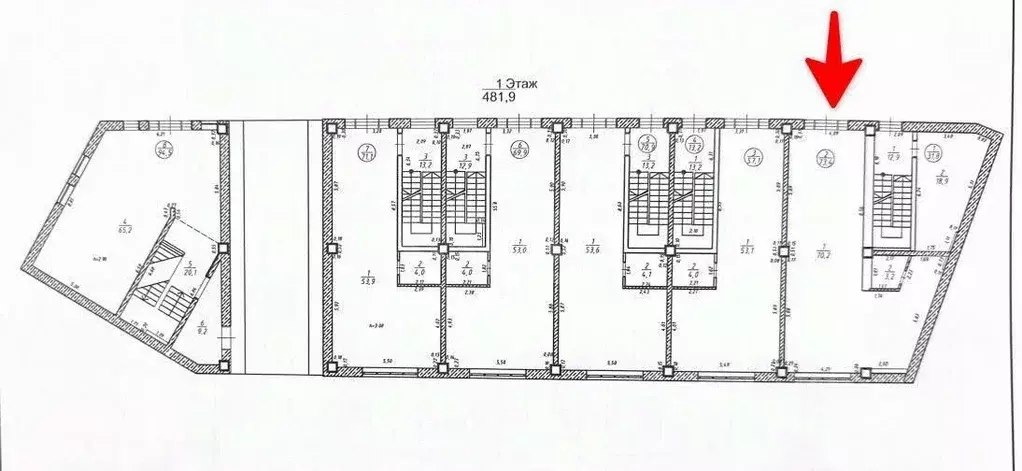 Торговая площадь в Башкортостан, Уфа Армавирская ул., 9/1 (74 м) - Фото 2