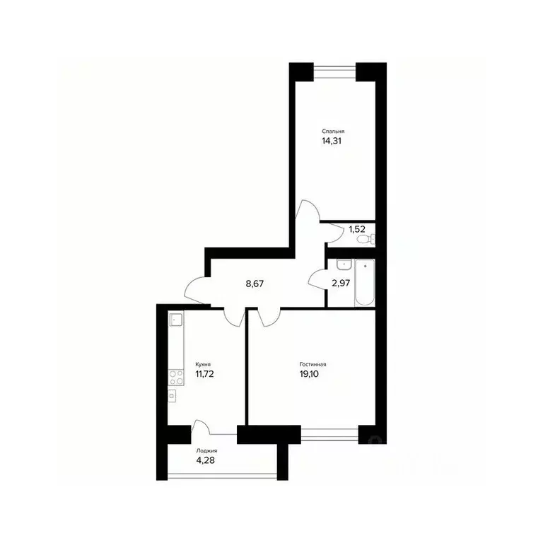 2-к кв. Ярославская область, Ярославль пос. Норское, Норские ... - Фото 1