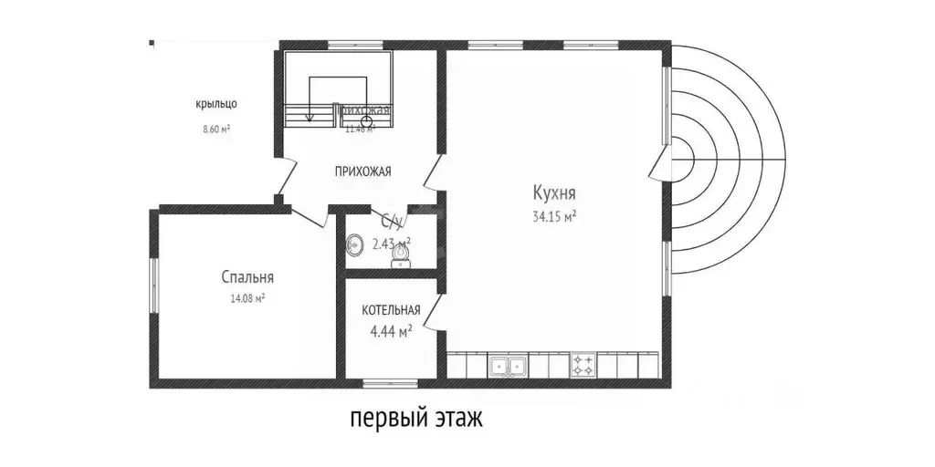 Дом в Краснодарский край, Краснодар пос. Знаменский, ул. Сосновая, 80 ... - Фото 2