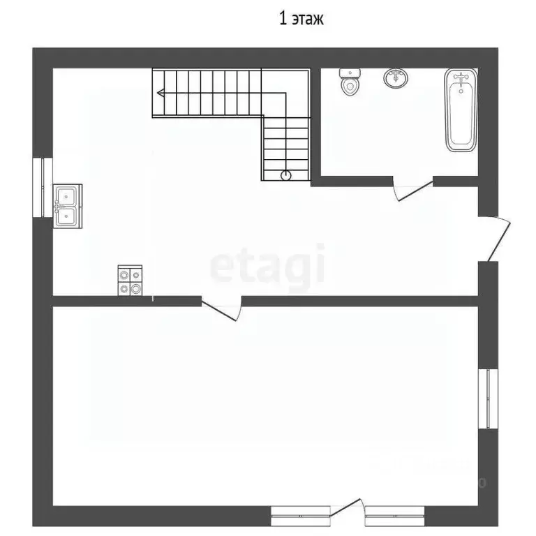 Дом в Крым, Ялта муниципальный округ, Краснокаменка пгт пер. ... - Фото 2