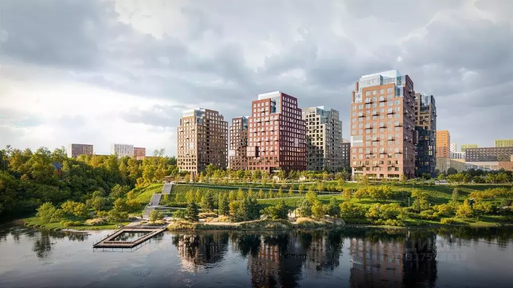 2-к кв. Москва Бунинская Набережная жилой комплекс (63.6 м) - Фото 1