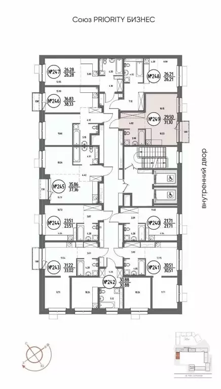 1-к кв. Иркутская область, Иркутск Макс жилой комплекс (31.3 м) - Фото 2