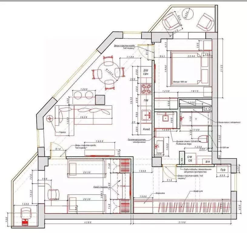 3-к кв. Сахалинская область, Южно-Сахалинск просп. Победы, 11 (74.3 м) - Фото 1