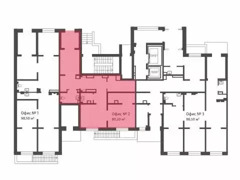 Офис (78.5 м) - Фото 2