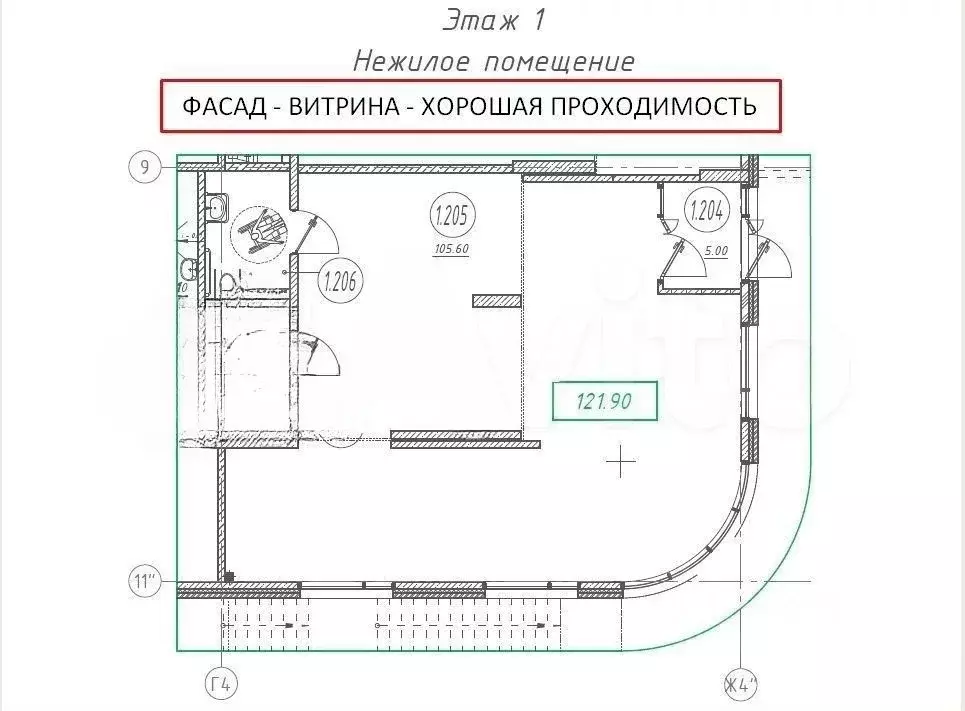 Помещение свободного назначения в Санкт-Петербург пос. Шушары, ул. ... - Фото 0