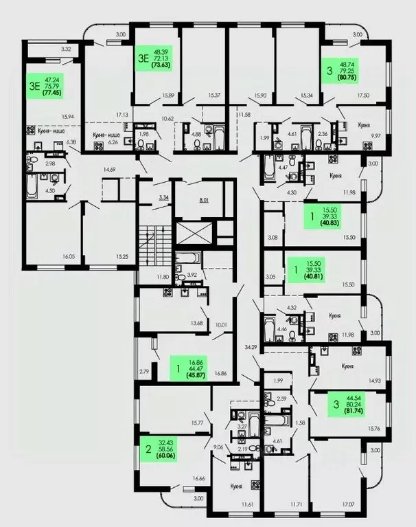 2-к кв. Воронежская область, Воронеж СХИ мкр,  (60.06 м) - Фото 0