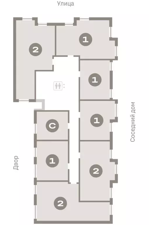1-комнатная квартира: Новосибирский район, рабочий посёлок Краснообск, ... - Фото 2