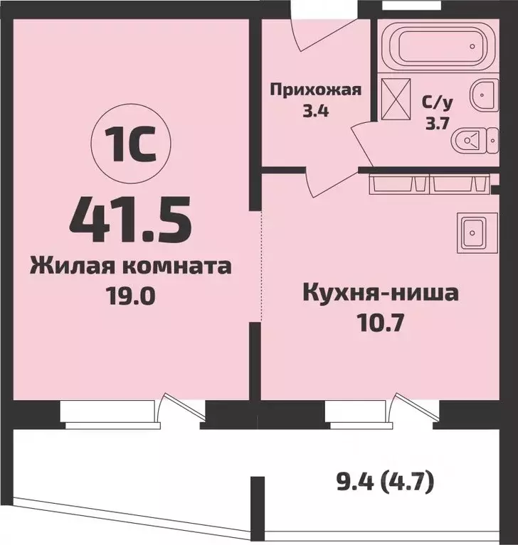 1-к кв. Новосибирская область, Новосибирский район, Станционный ... - Фото 0