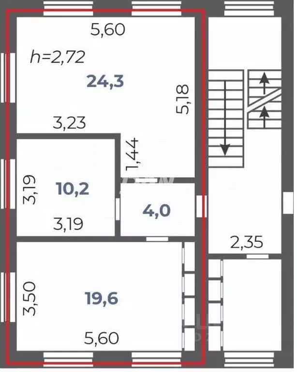 Офис в Челябинская область, Челябинск ул. Рылеева, 26 (58 м) - Фото 2