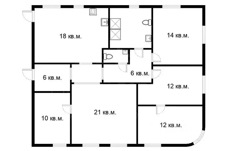 5-к кв. Москва Богословский пер., 3 (115.0 м) - Фото 1