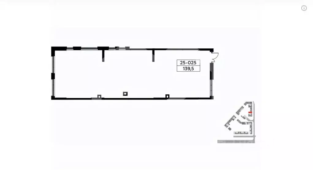 Торговая площадь в Москва Скандинавия жилой комплекс, 25.3 (140 м) - Фото 2