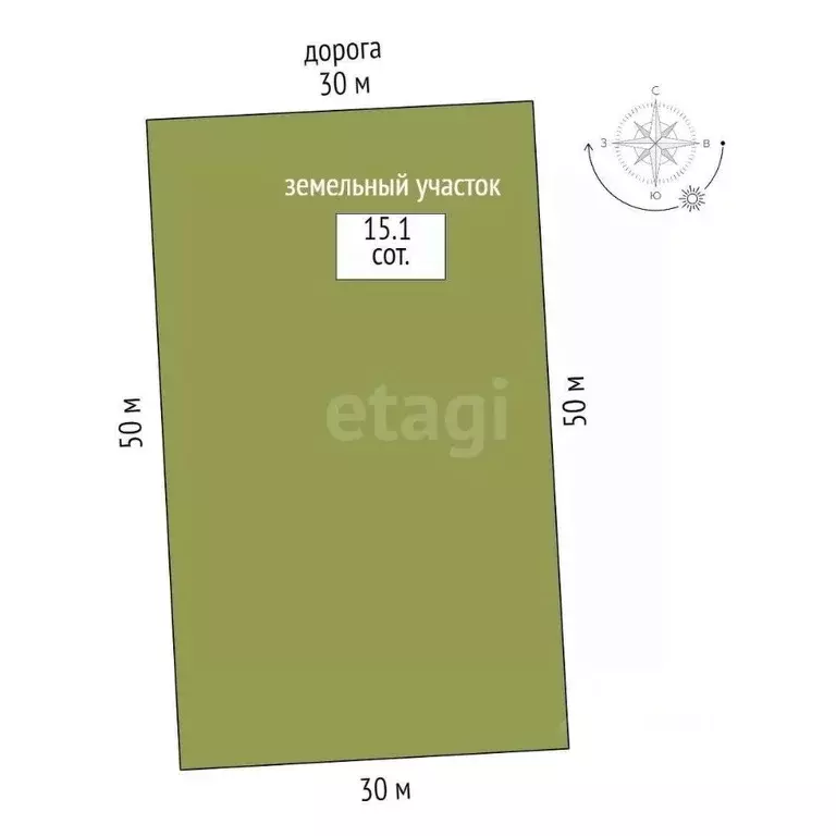 Участок в Тюменская область, Нижнетавдинский муниципальный округ, ... - Фото 2